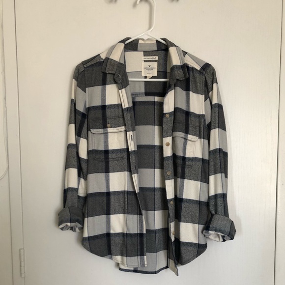 American Eagle Outfitters Tops - AEO Super Soft Plaid Button Down